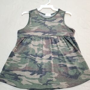 Kids Camouflage Tank Top Nwot
